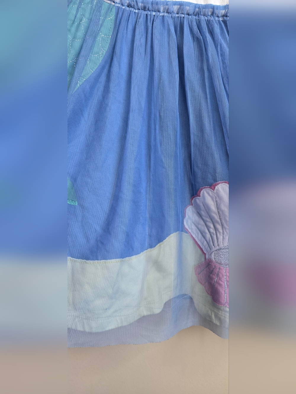 Mini Boden Tulle Mermaid Applique Dress sz 6/7 - Picture 8 of 9